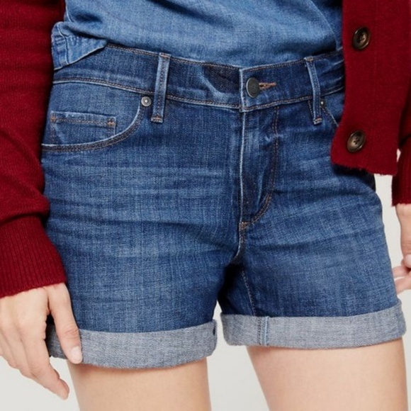 LOFT Pants - LOFT Relaxed Skinny Denim Shorts